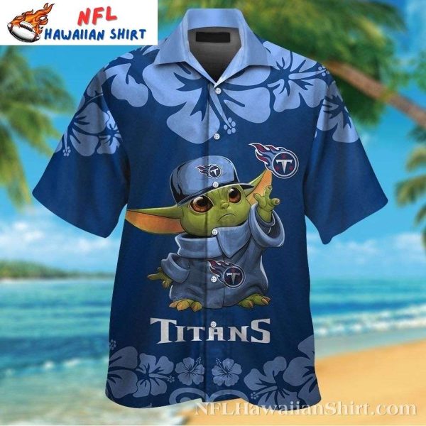 Tennessee Titans Hawaiian Shirt – Baby Yoda Edition For True Fans