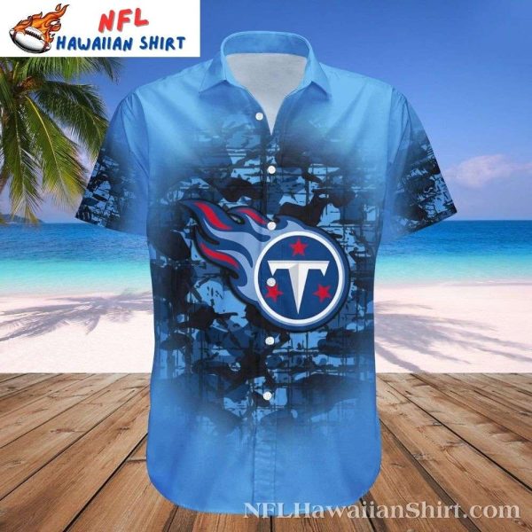Tennessee Titans Hawaiian Shirt – Blend In With Blue Camo Style