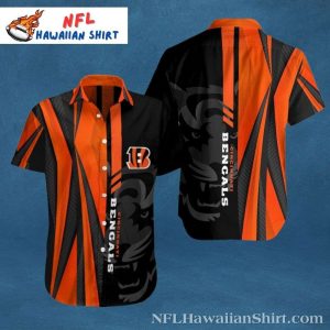 Tiger Stripe Elegance Cincinnati Bengals Hawaiian Shirt – Striped Bengals Aloha Wear