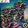 Seattle Seahawks Shoreline Spirit Hawaiian Shirt – Tropical Dusk