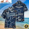 Vintage Pennant Design Dallas Cowboys Tropical Hawaiian Shirt