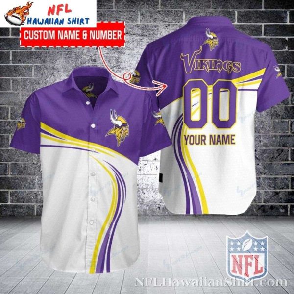 Touchdown Triumph Minnesota Vikings NFL Personalized Hawaiian Shirt