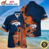 Star-Spangled Denver Broncos Skull Hawaiian Shirt