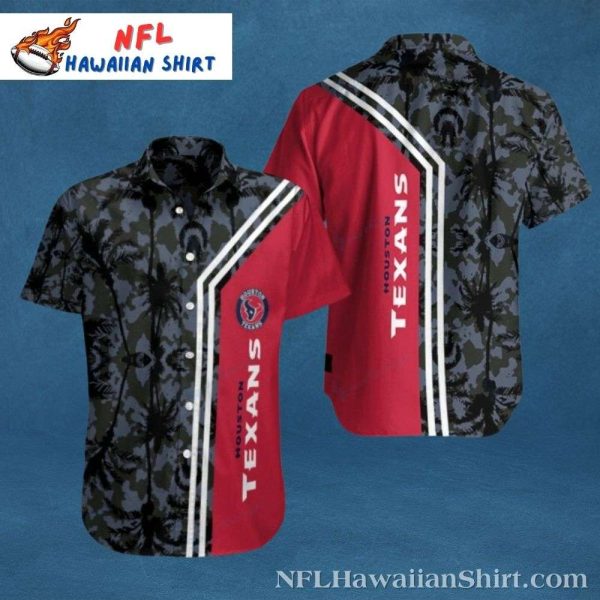 Tropic Camo – Houston Texans Camouflage Detail Hawaiian Shirt