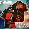 Tropical Blitz Cleveland Browns Hawaiian Shirt – Personalized Number  Name