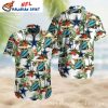 Tropical Touchdown Custom Name Dallas Hawaiian Shirt