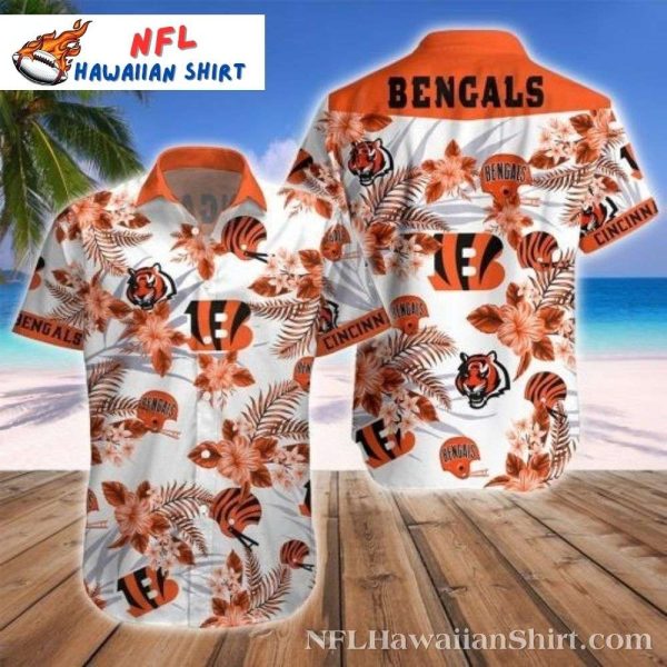Tropical Bengals Paradise Hawaiian Shirt – Floral Cincinnati Bengals Aloha Shirt