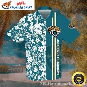Tropical Breeze Jacksonville Jaguars Hawaiian Shirt – Floral And Stripes Fusion