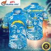 Touchdown Tropics Los Angeles Chargers Customizable Hawaiian Shirt
