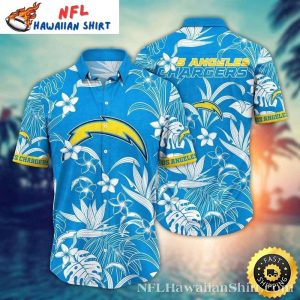Tropical Breeze Los Angeles Chargers Hawaiian Shirt