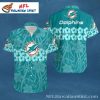 Tropical Swirl Miami Dolphins Hawaiian Shirt – Fan’s Ocean Wave Edition
