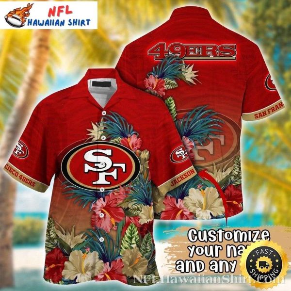 Tropical Breeze San Francisco 49ers Aloha Shirt