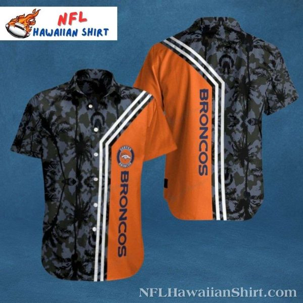 Tropical Camo Denver Broncos Hawaiian Button-Up Shirt