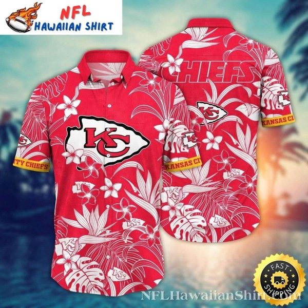 Tropical Chief Hibiscus – Kansas City Chiefs Hawaiian Shirt