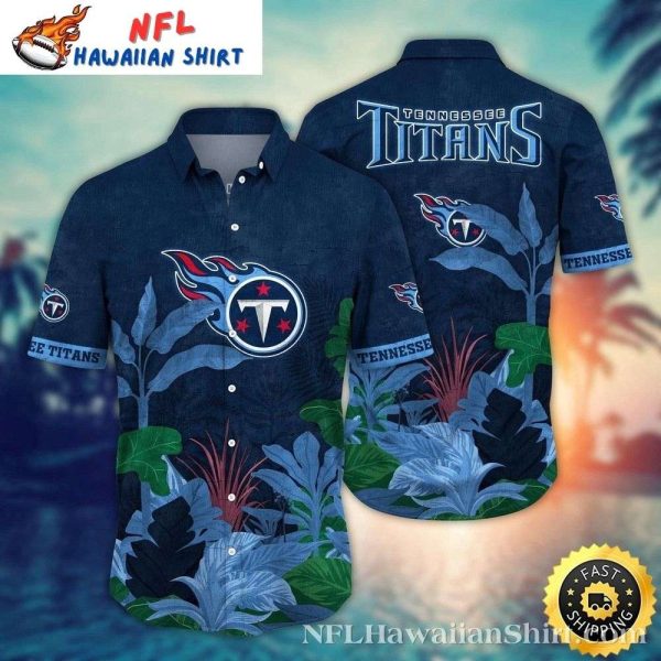 Tropical Evening Game – Tennessee Titans Aloha Shirt