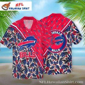 Tropical Flower Pattern NFL Buffalo Bills Hawaiian Shirt