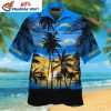 Tropical Palm Los Angeles Chargers Customizable Hawaiian Shirt