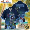 Titans Logo And Hibiscus – Tennessee Titans Hawaiian Shirt