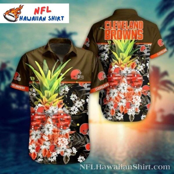 Tropical Helmet Pineapple – Cleveland Browns Summer Hawaiian Shirt