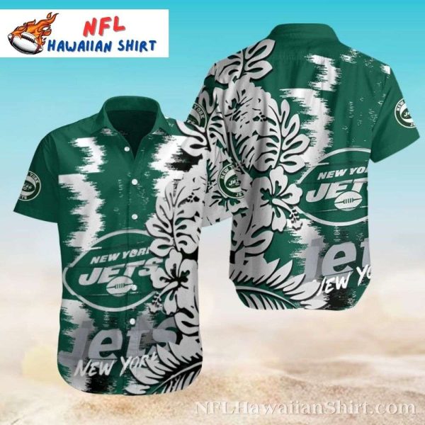 Tropical Jet Wash NY Jets Hawaiian Shirt