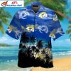 Surfer’s Retreat LA Rams Hawaiian Shirt – Sunset Cruise Edition