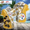 Steel City Sunset Palms Personalized Pittsburgh Steelers Hawaiian Shirt