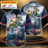 Tropical Night Patriots Foliage Personalized New England Patriots Hawaiian Shirt