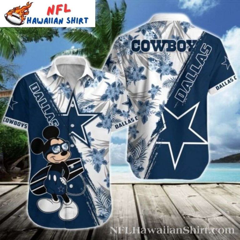 Bold Star Play Fireball Dallas Cowboys White Aloha Shirt - NFL Hawaiian Shirts | Shop Exclusive 