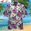 Vibrant Victory Garden Vikings Shirt – Floral Minnesota NFL Summer Aloha Shirt