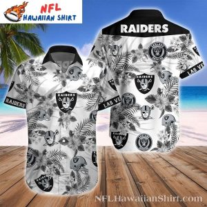Tropical Raider Paradise – Las Vegas Raiders Hawaiian Shirt