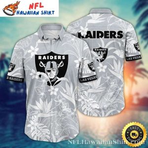 Tropical Raider’s Paradise White Hawaiian Shirt