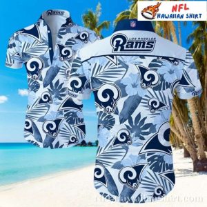 Tropical Rams Spirit – Los Angeles Rams Floral Hawaiian Shirt