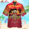 Tropical Palm Sunset Kansas City Chiefs Men’s Hawaiian Shirt