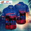 Team Mascot Graphic Buffalo Bills Hawaiian Shirt – Stand Out From The Crowd