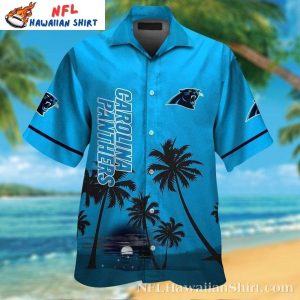 Tropical Sunset Carolina Panthers Hawaiian Shirt