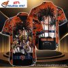 Tropical Touchdown – Bears Fan Palm Print Hawaiian Shirt