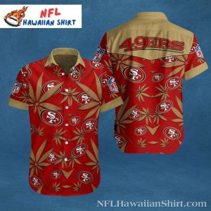 Tropical Touchdown 49ers Hawaiian Shirt – Golden State Flora