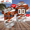 Tropical Sunset Chicago Bears Pride Customizable Hawaiian Shirt