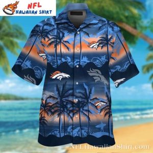 Tropical Touchdown – Denver Broncos Aloha Shirt