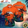 Sunset Blooms Bronco Spirit – Broncos Hawaiian Aloha Shirt