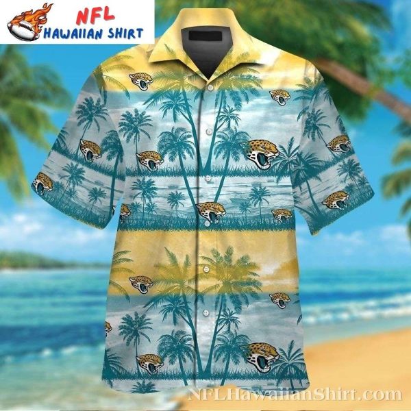 Tropical Touchdown – Jaguars Paradise Fan Hawaiian Shirt