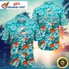 Tropical Touchdown – Miami Dolphins Personalized Oceanfront Hawaiian Shirt