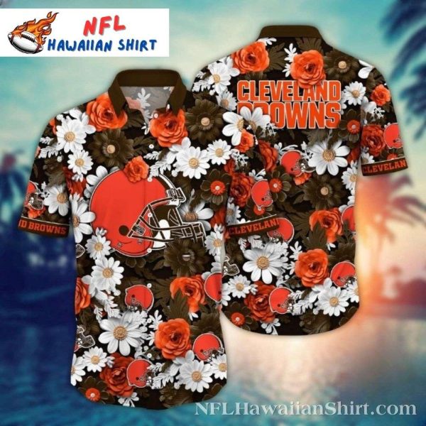 Tropical Touchdown Orange Blossom Browns Shirt