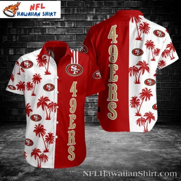 Tropical Touchdown San Francisco 49ers Hawaiian Shirt