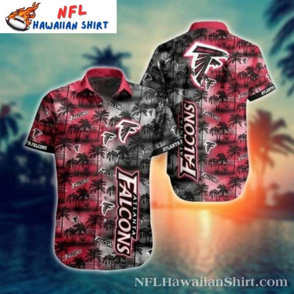 Tropical Twilight Atlanta Falcons Enthusiast Hawaiian Shirt