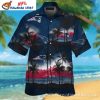 Underwater Blitz – Personalized New England Patriots Aquatic Hawaiian Shirt