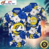 Tropical Rams Spirit – Los Angeles Rams Floral Hawaiian Shirt