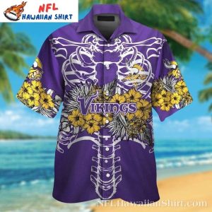 Vikings Floral Wave Purple And Yellow Hawaiian Shirt – NFL Fan Edition