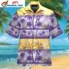 Starry Night And Skull Tropical NFL Vikings Hawaiian Shirt