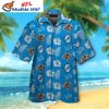 Twilight Palms Detroit Lions Customizable Hawaiian Shirt